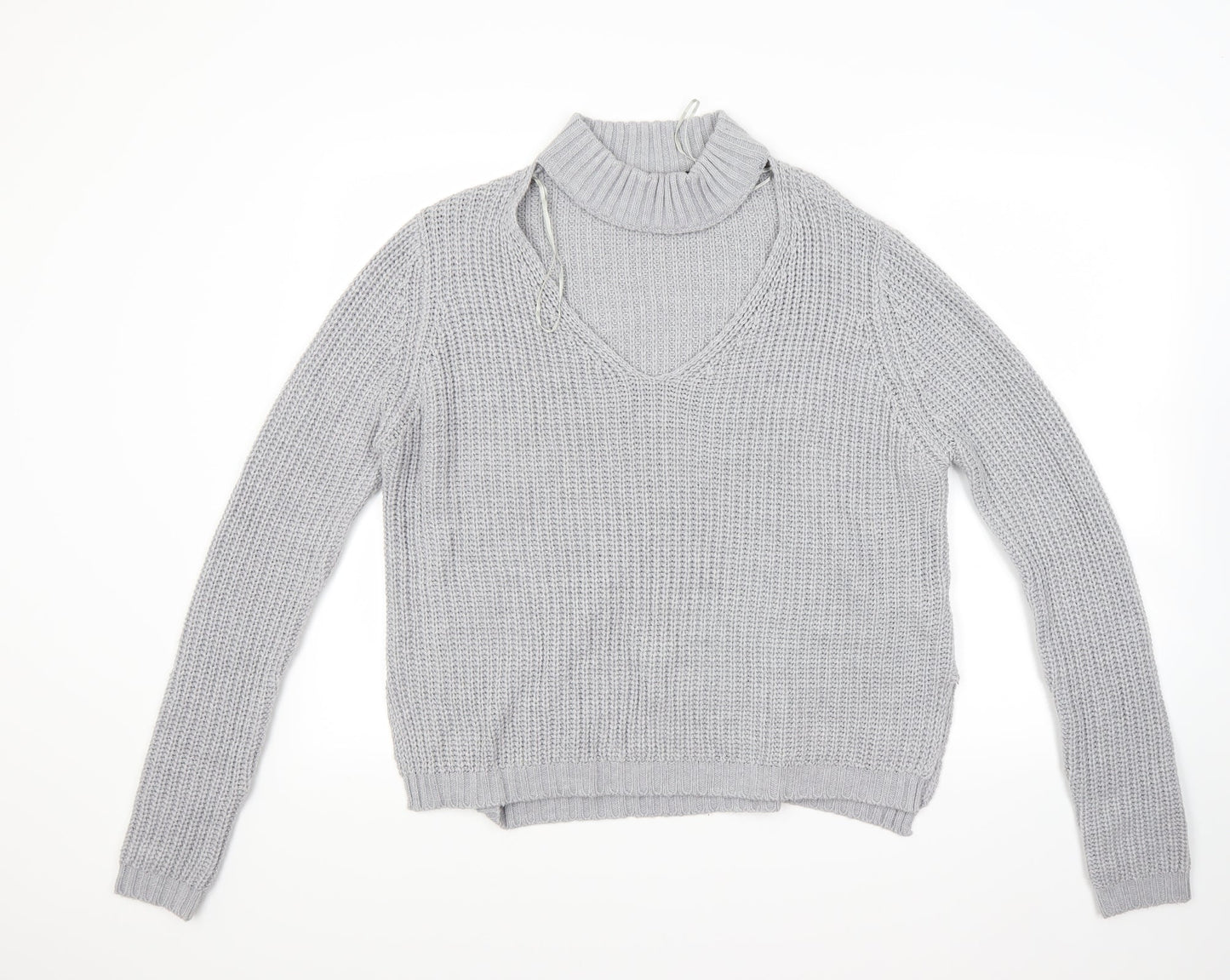 Brave Soul Womens Grey   Pullover Jumper Size 14