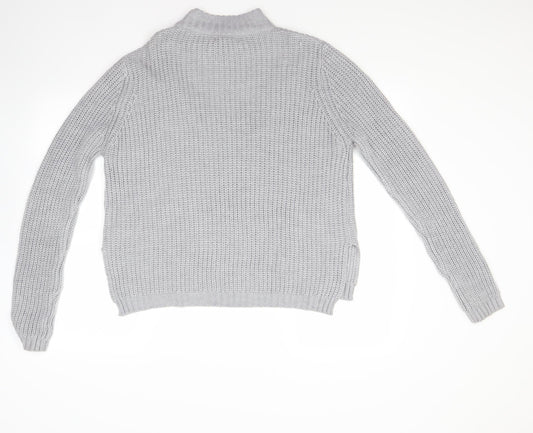 Brave Soul Womens Grey   Pullover Jumper Size 14