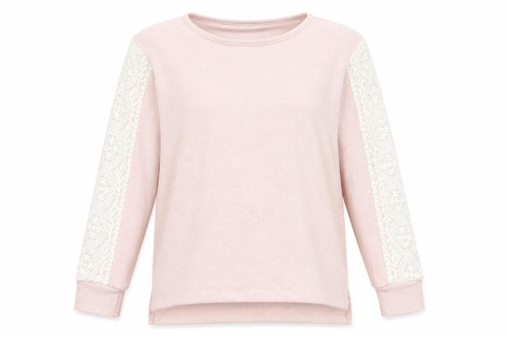 Front view of Flora Nikrooz women’s pink jumper, size L