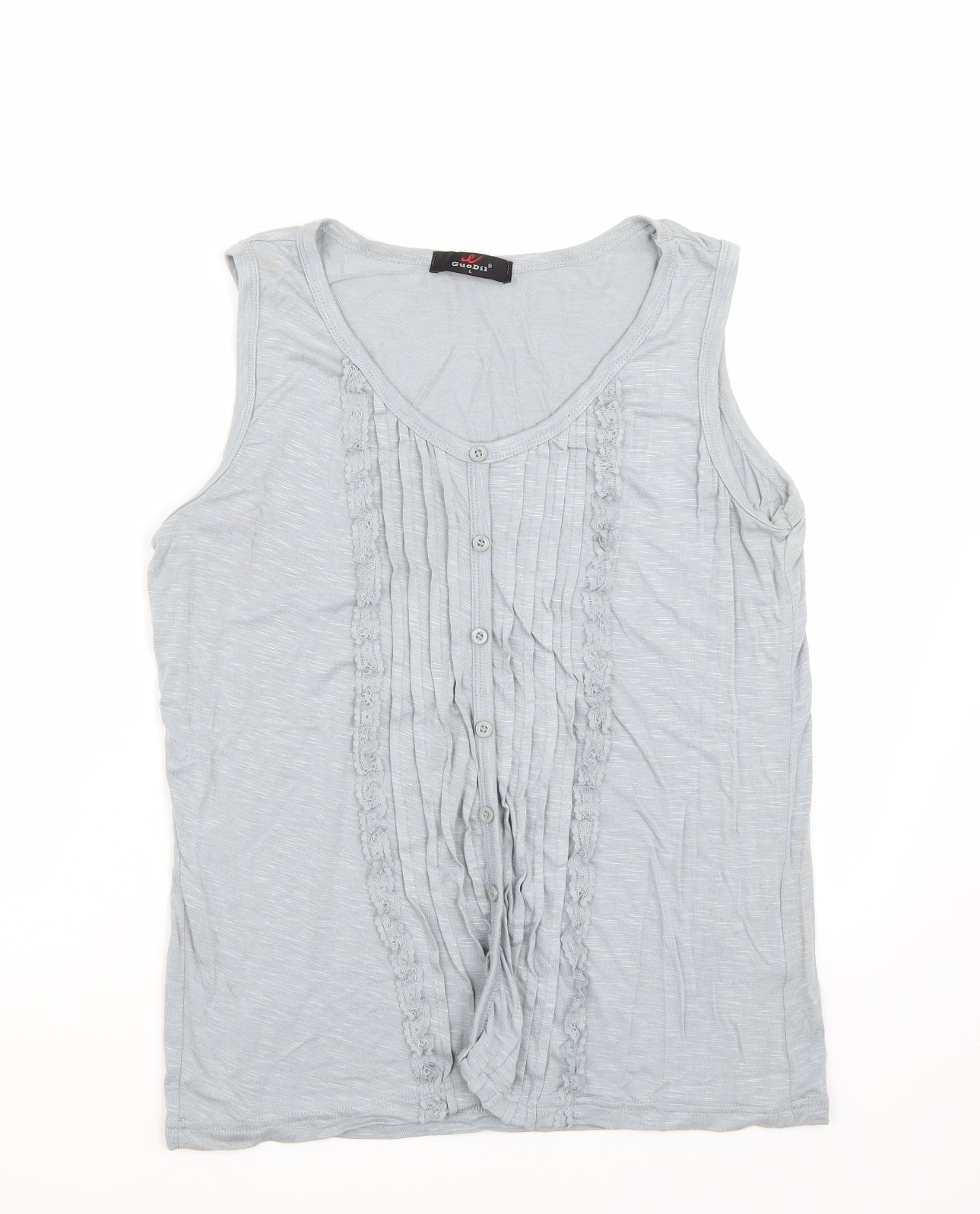 Guodil Womens Grey   Basic T-Shirt Size L