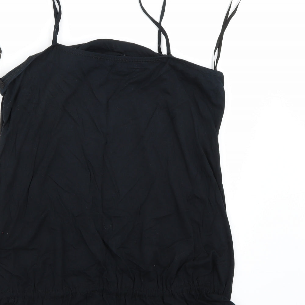 Preworn Womens Black   Basic T-Shirt Size 14