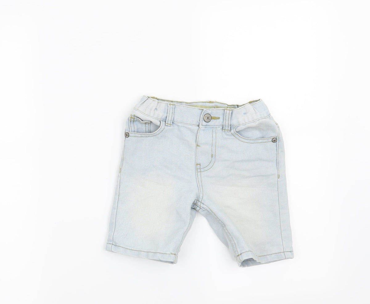 Additional front view of Denim CO boys’ blue straight jeans, size 3-4, years