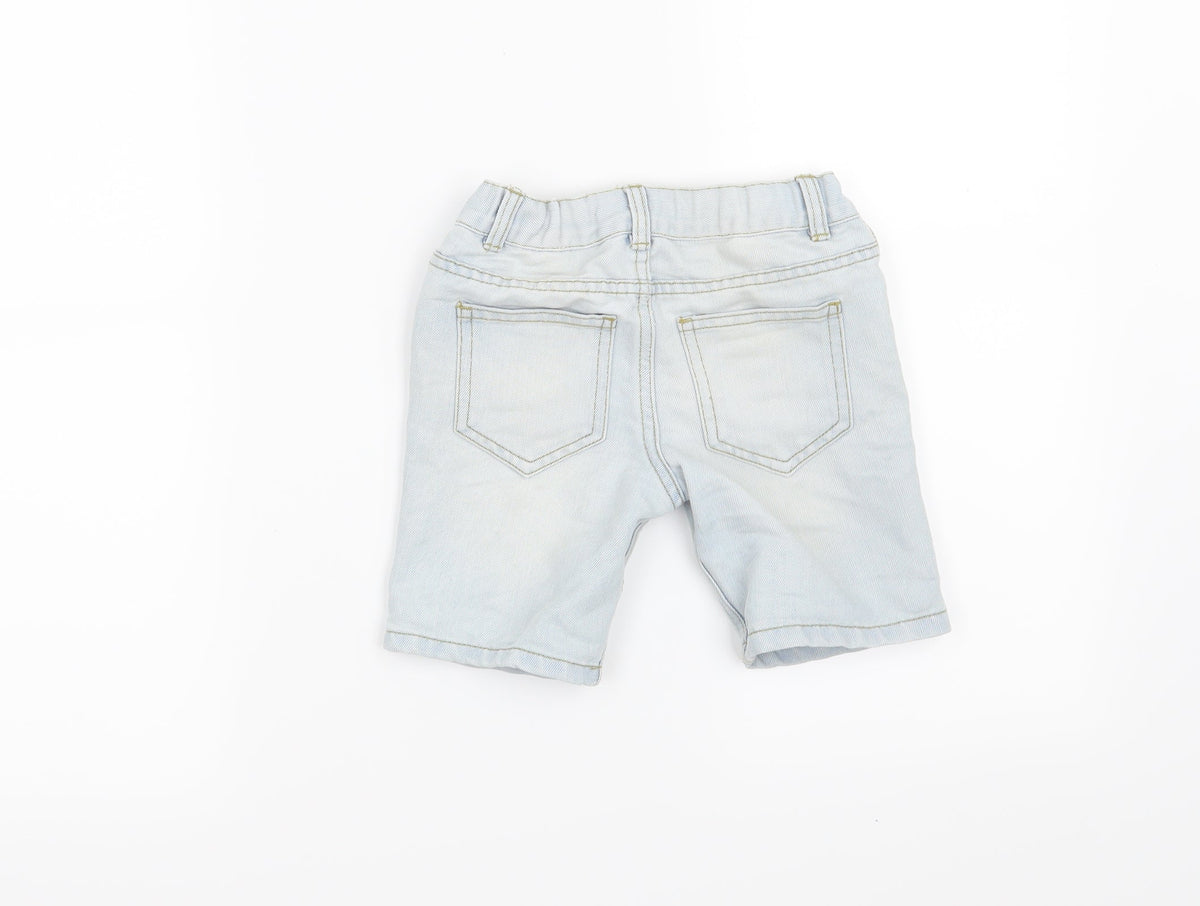 Back view of Denim CO boys’ blue straight jeans, size 3-4, years