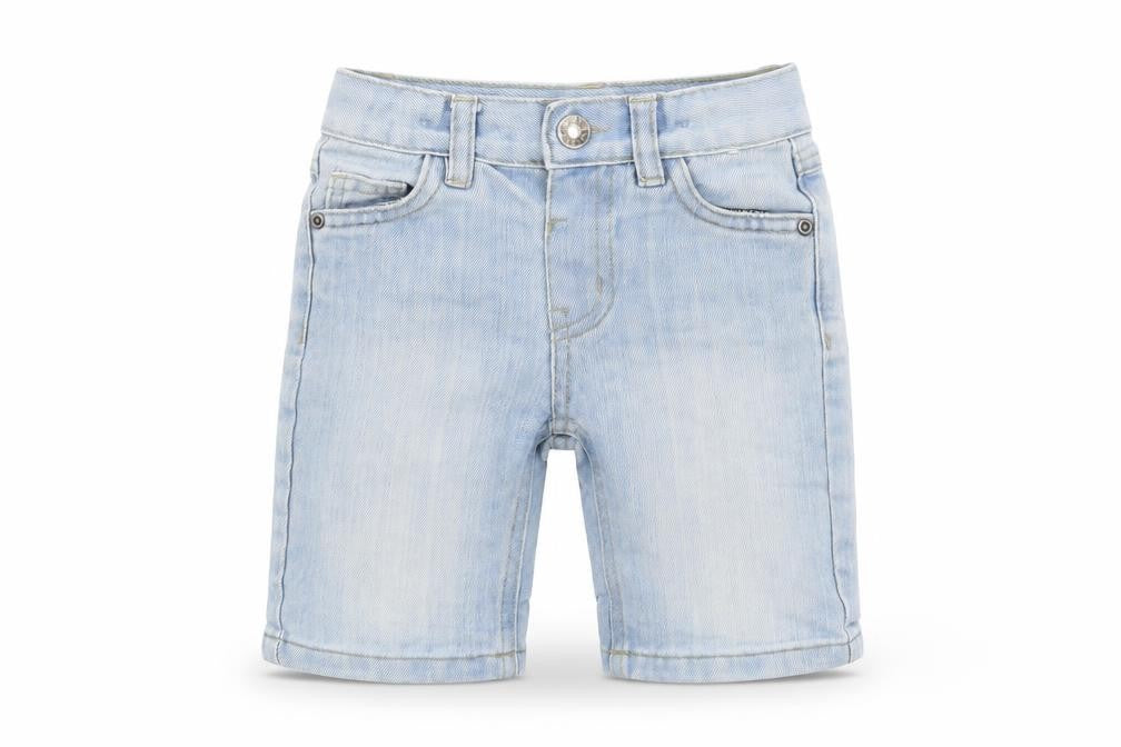 Front view of Denim CO boys’ blue straight jeans, size 2-3, years