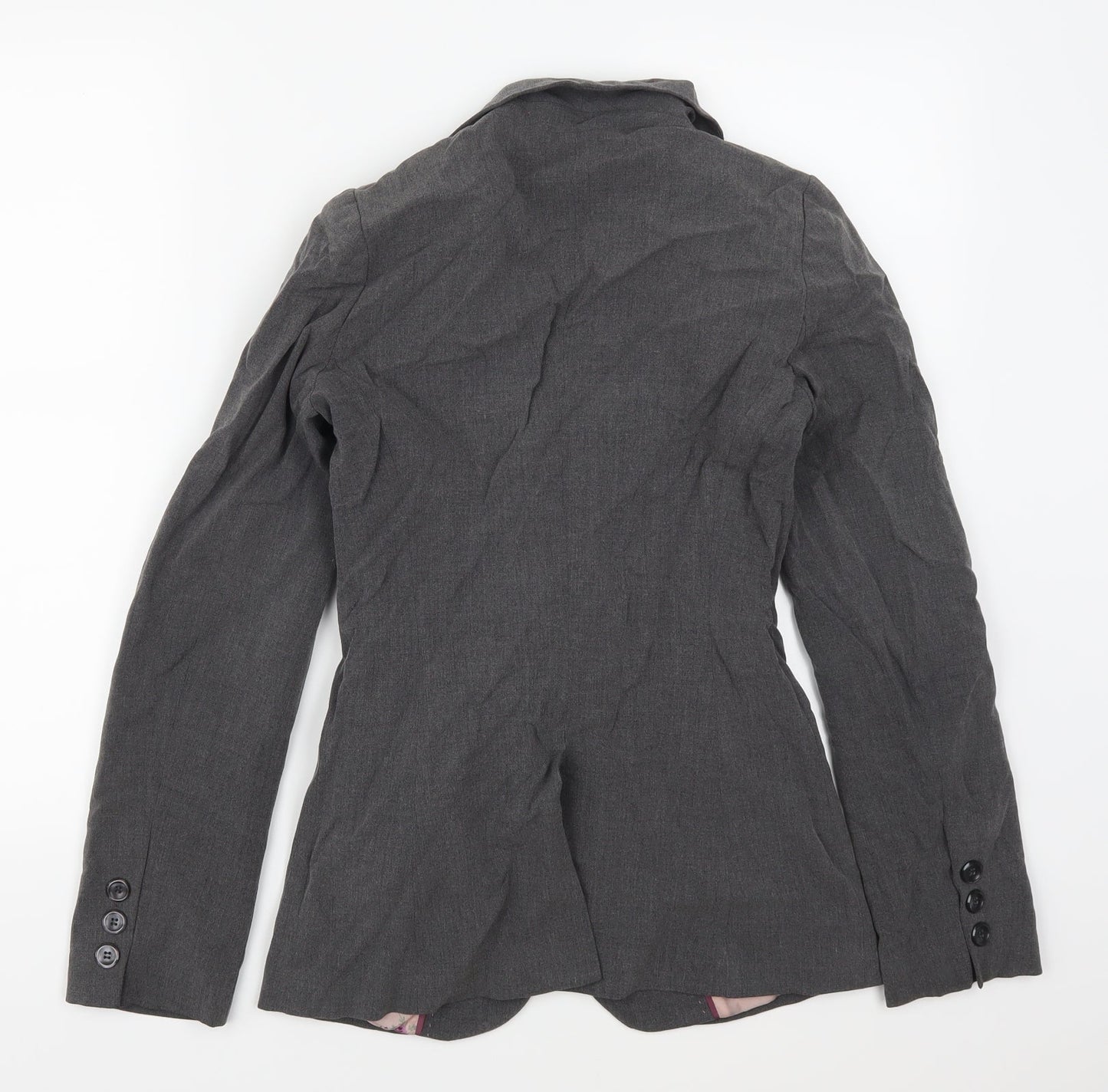 New Look Womens Grey   Jacket Suit Jacket Size 8