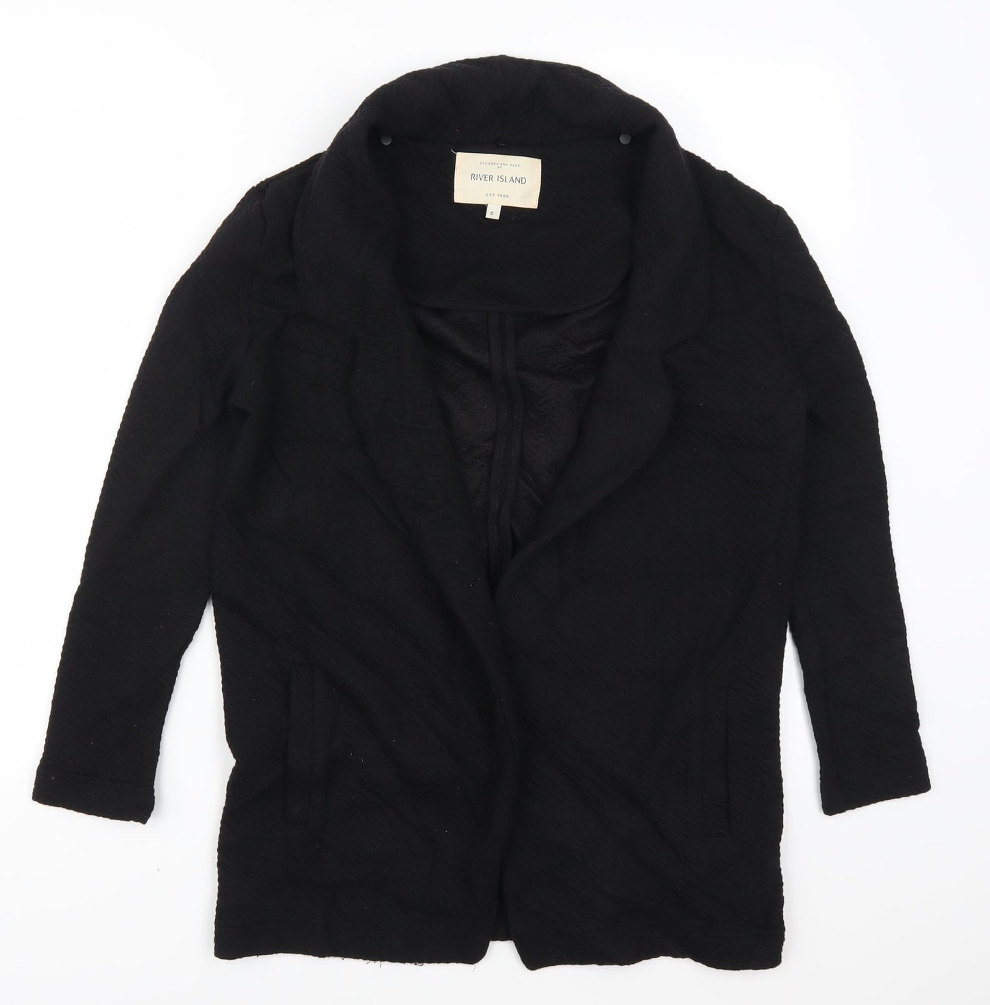 River Island Womens Black   Jacket  Size 6