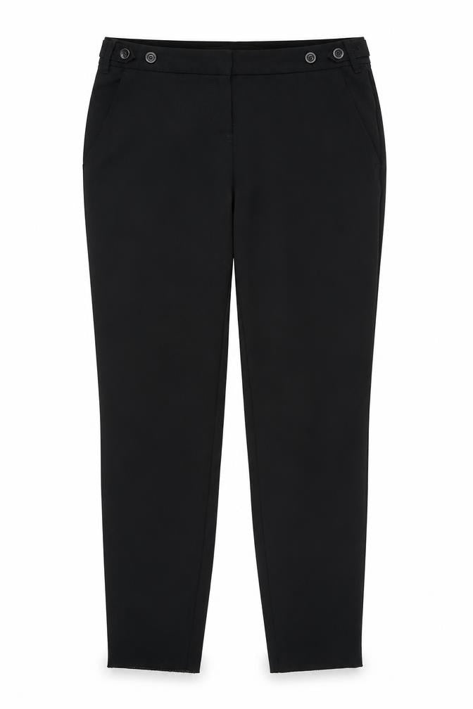 Front view of Next women’s black sweatpants, size UK 8, 29-inch leg
