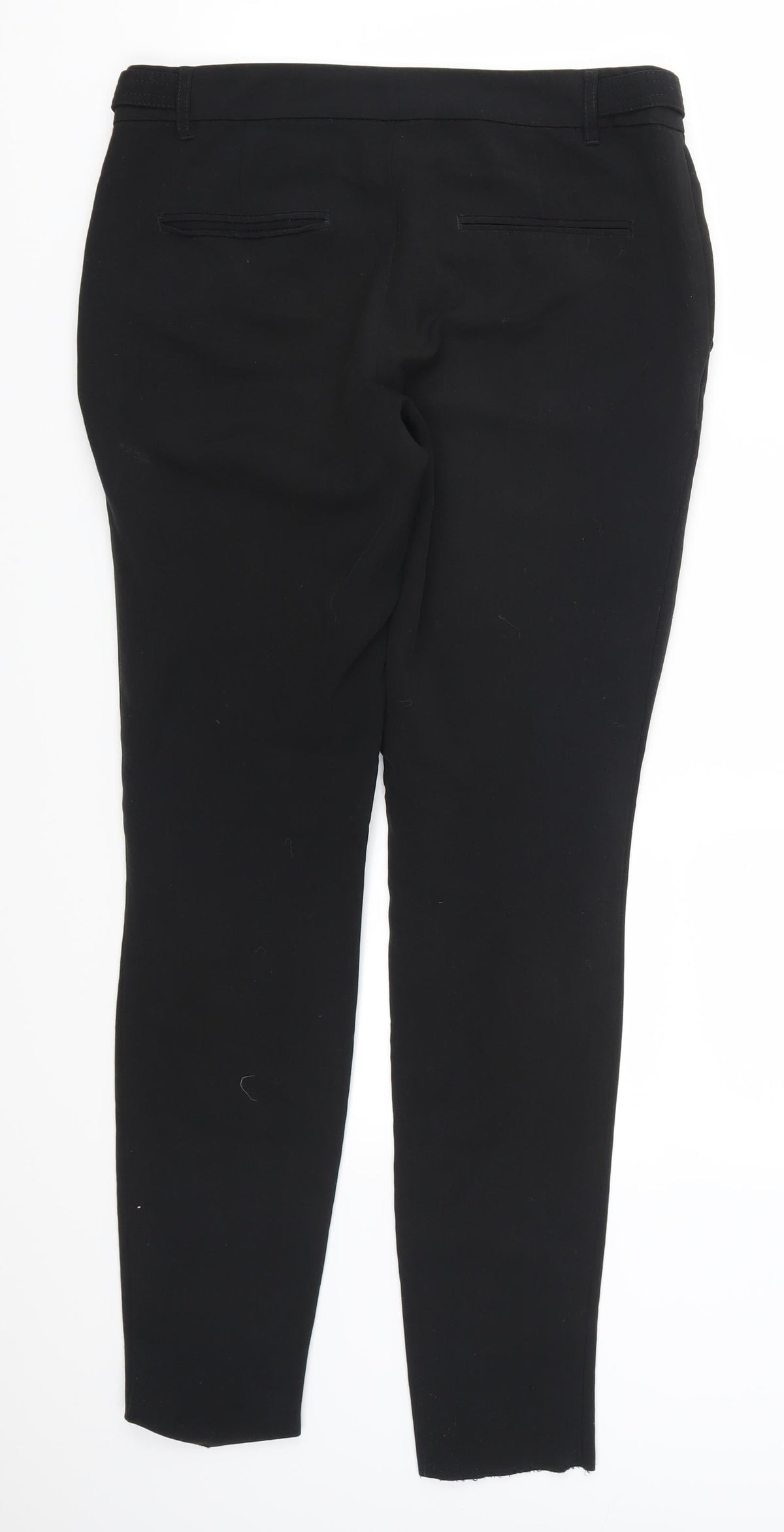 Back view of Next women’s black sweatpants, size UK 8, 29-inch leg