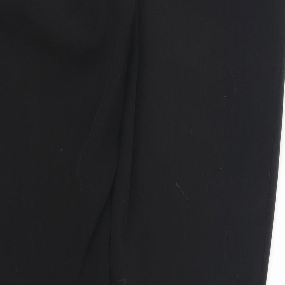 Brand and care label for Next women’s black sweatpants, size UK 8, 29-inch leg