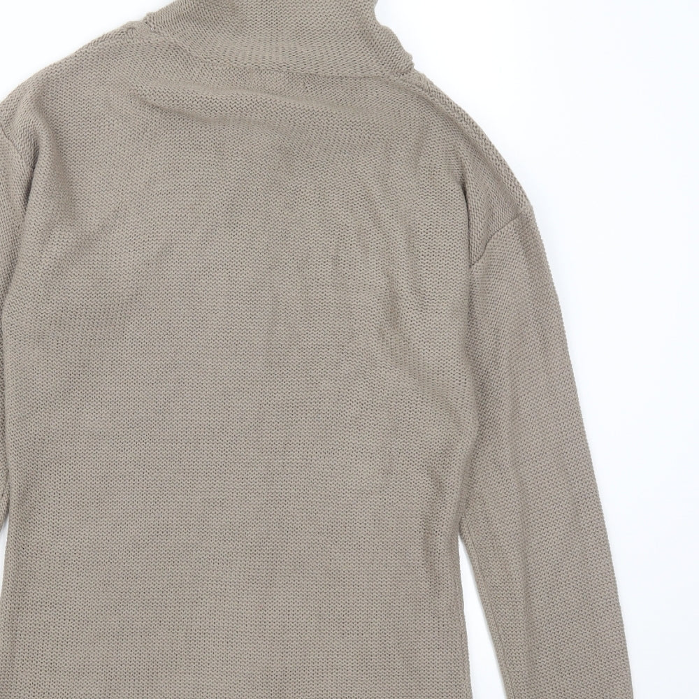 Ambiance Womens Brown   Cardigan Jumper Size L