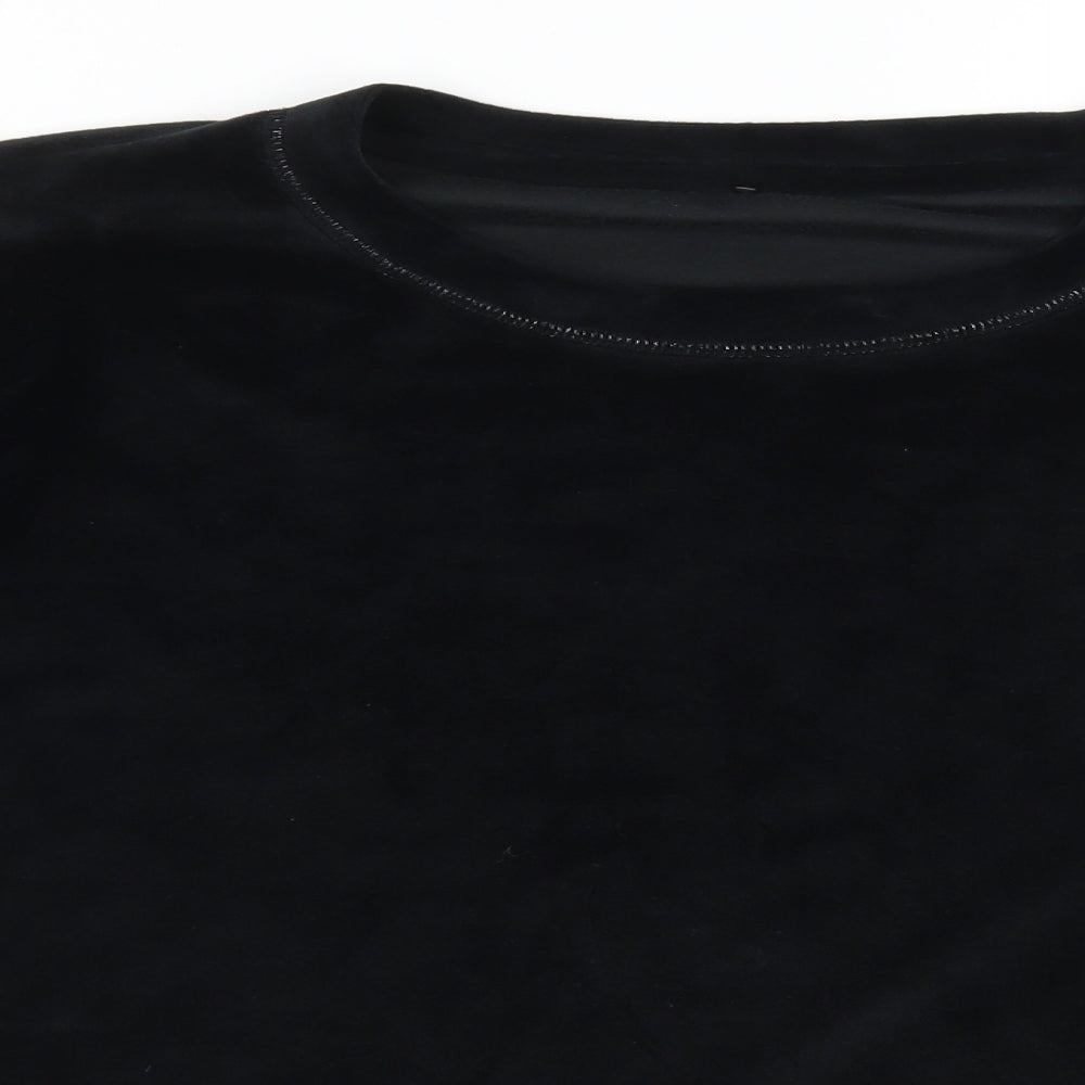 George Womens Black   Top Pyjama Top Size 16