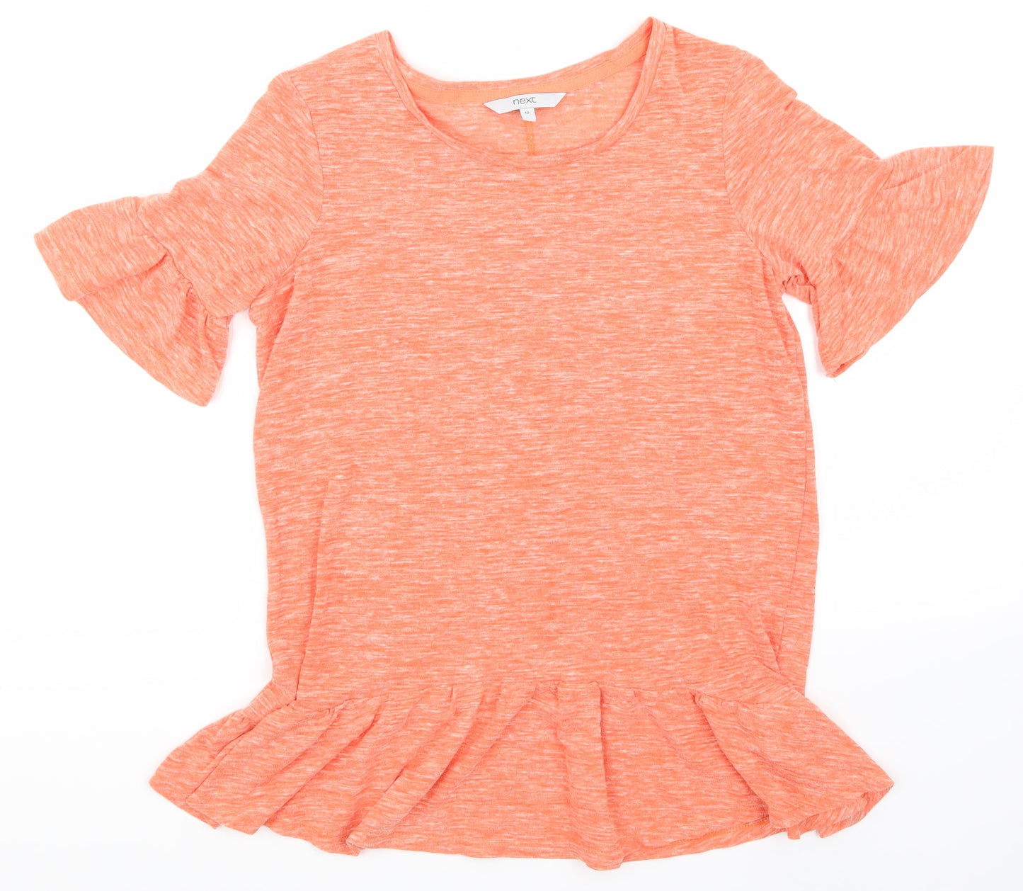 NEXT Womens Orange   Basic T-Shirt Size 10