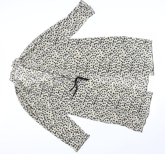 bellezza Womens Beige Animal Print  Jacket  Size L