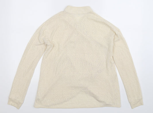 River Island Womens Beige  Knit Cardigan Jumper Size 8