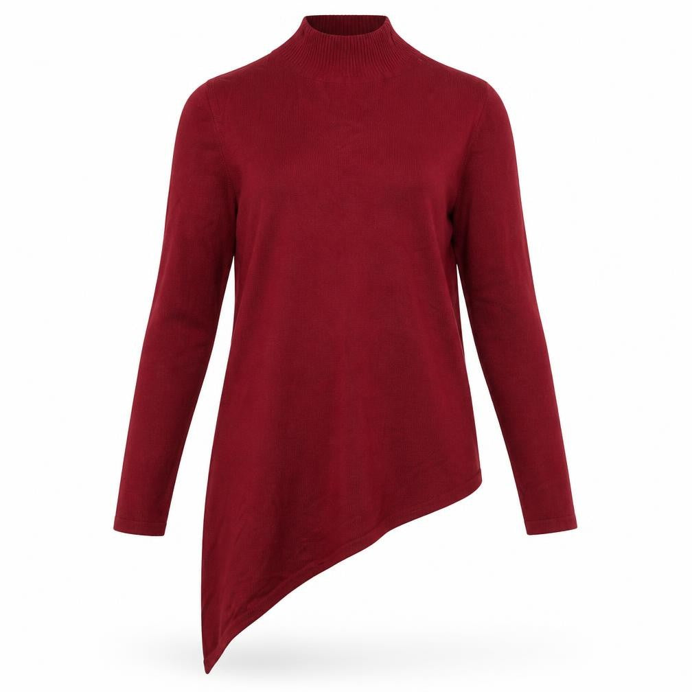 Front view of Very women’s purple knit jumper, size UK 10