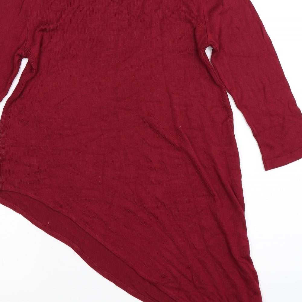Very Womens Purple  Knit Pullover Jumper Size 10