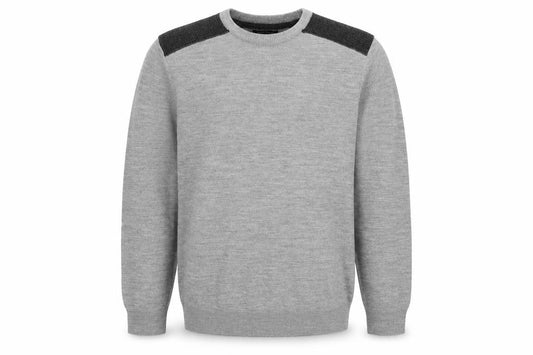 New Look Mens Grey  Knit Pullover Jumper Size M