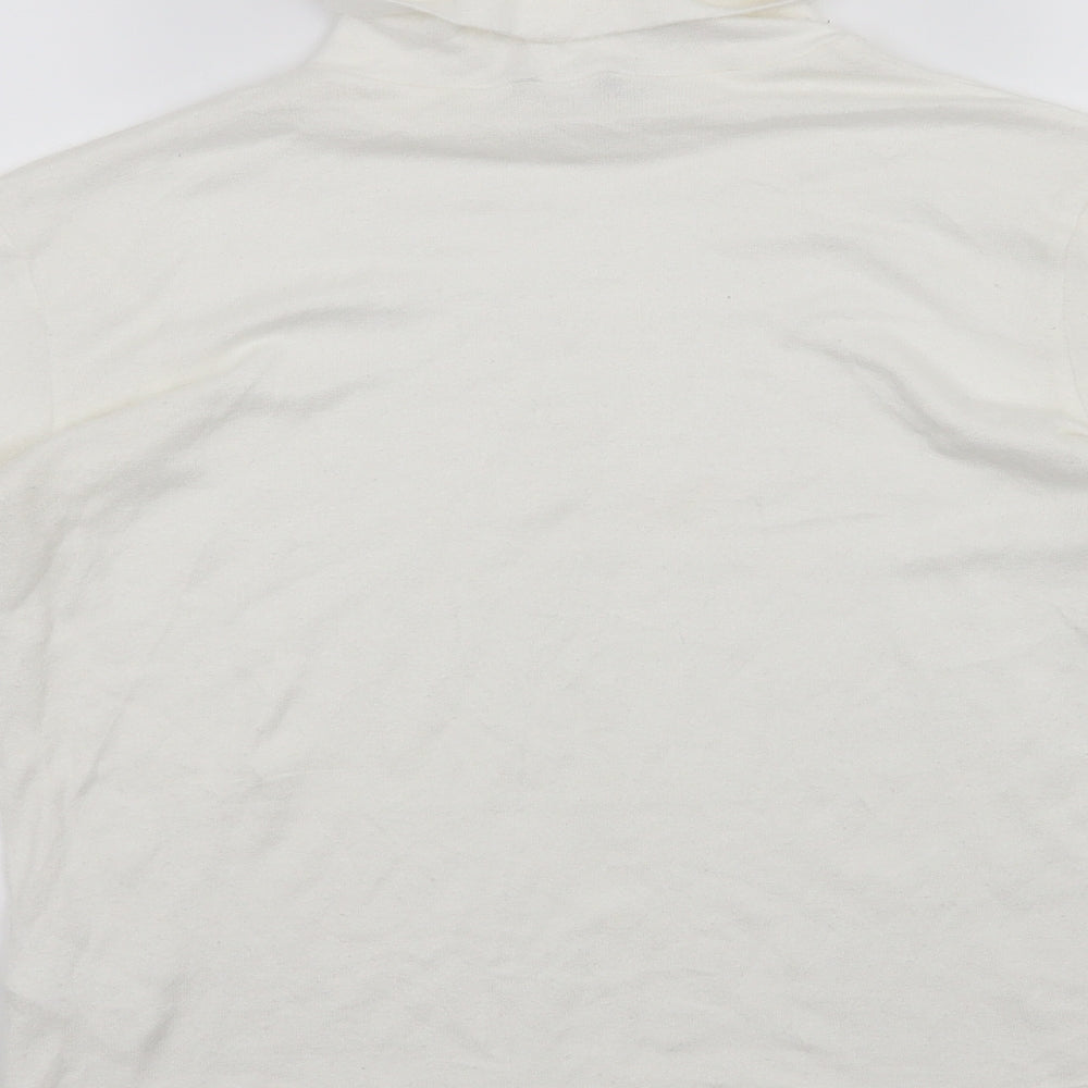 RESERVED Womens White   Pullover Jumper Size L