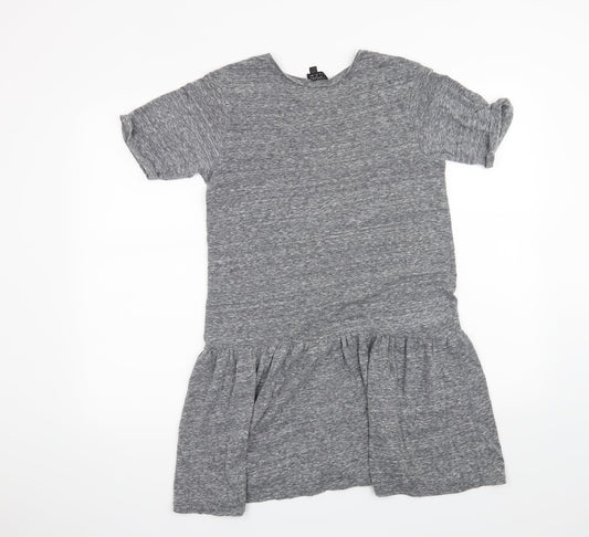 Topshop Womens Grey   A-Line  Size 8