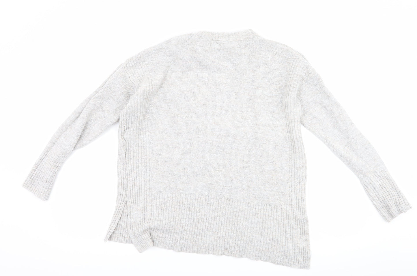 H&M Womens Grey   Pullover Jumper Size M