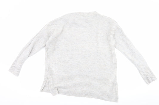 H&M Womens Grey   Pullover Jumper Size M