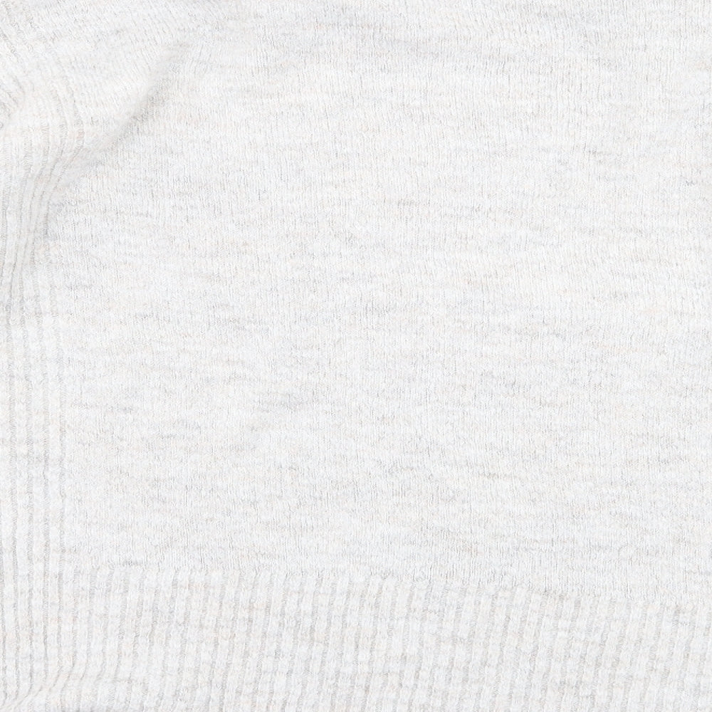 H&M Womens Grey   Pullover Jumper Size M