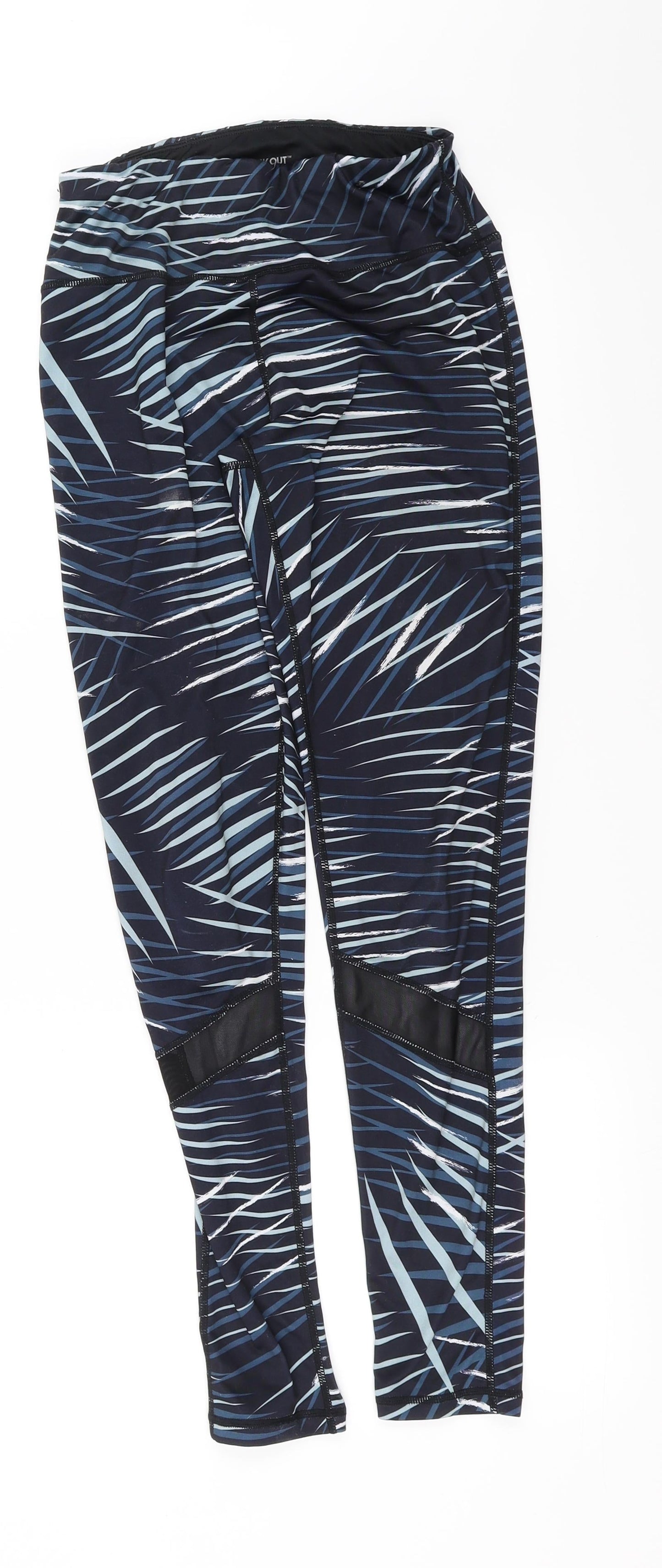 workout Womens Blue   Jogger Leggings Size 8 L26 in