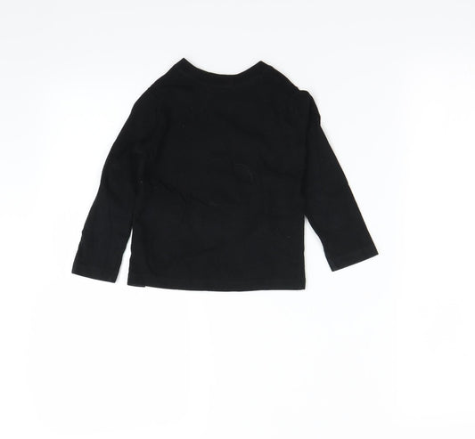 Gap Girls Black   Basic T-Shirt Size 2 Years