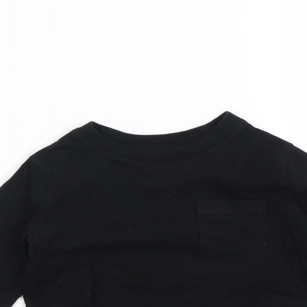 Gap Girls Black   Basic T-Shirt Size 2 Years