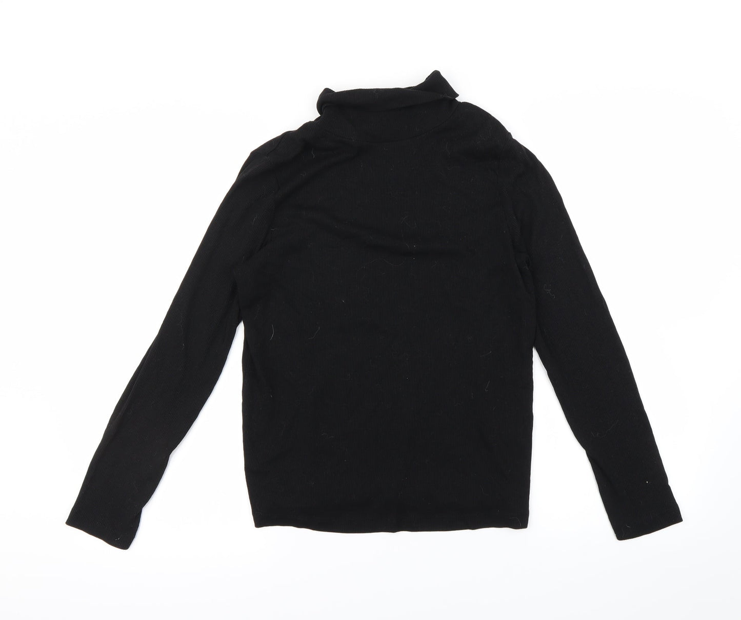M&Co Womens Black   Pullover Sweatshirt Size 14