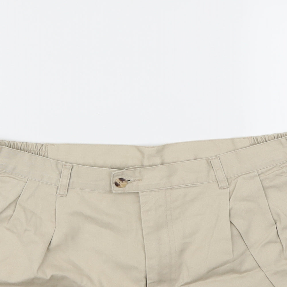 Damart Womens Beige   Cut-Off Shorts Size 18
