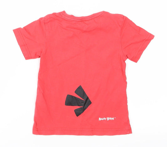 H&M Boys Red   Basic T-Shirt Size 2-3 Years