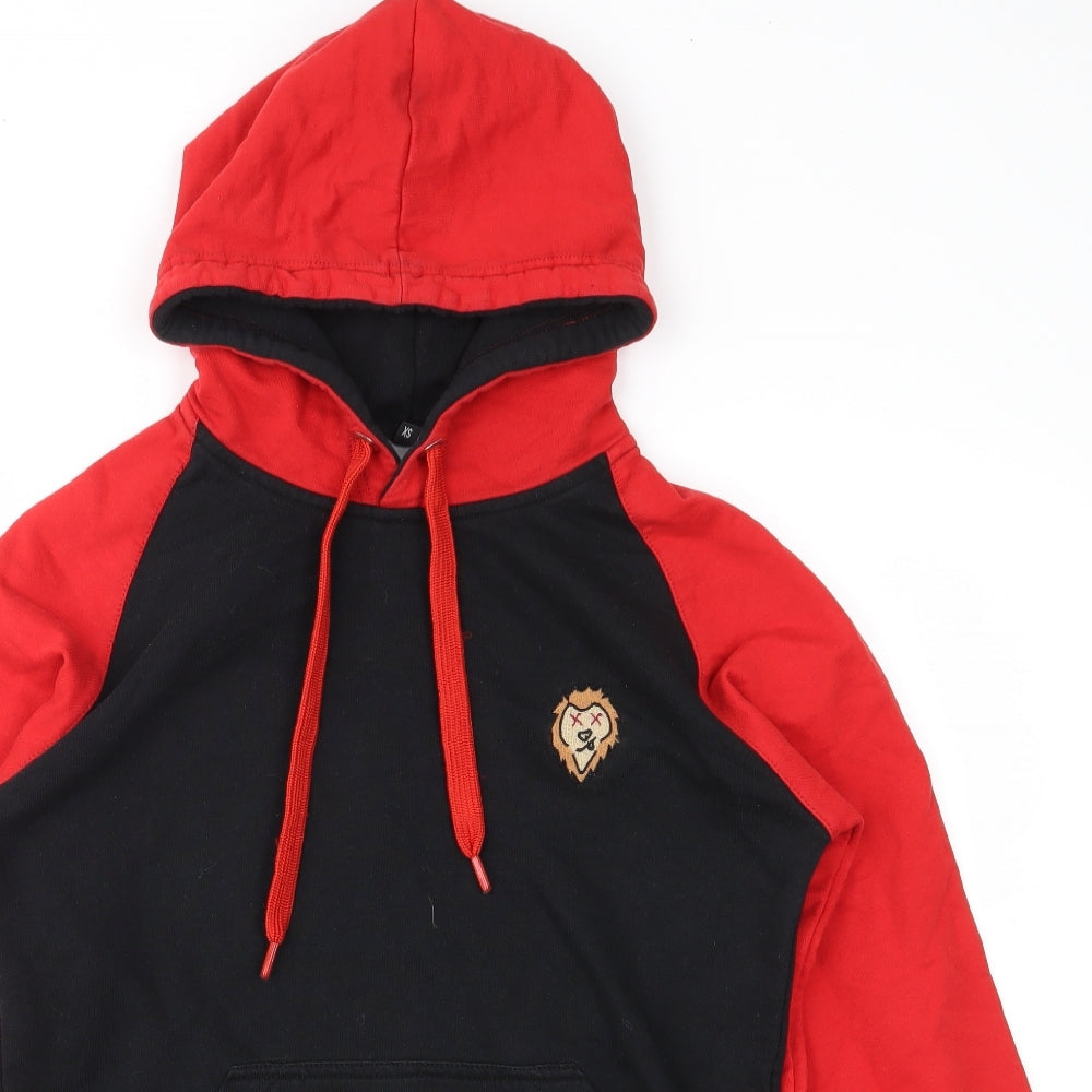 Preworn Mens Black   Pullover Hoodie Size XS