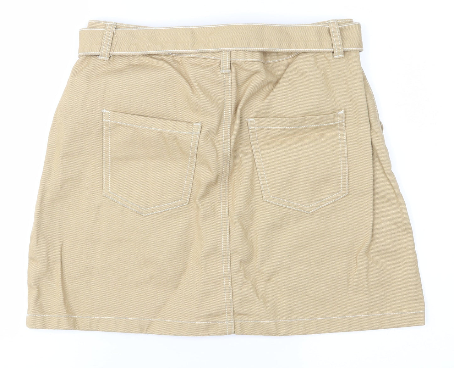 denim Co Womens Brown   A-Line Skirt Size 12