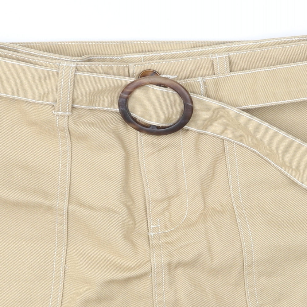 denim Co Womens Brown   A-Line Skirt Size 12