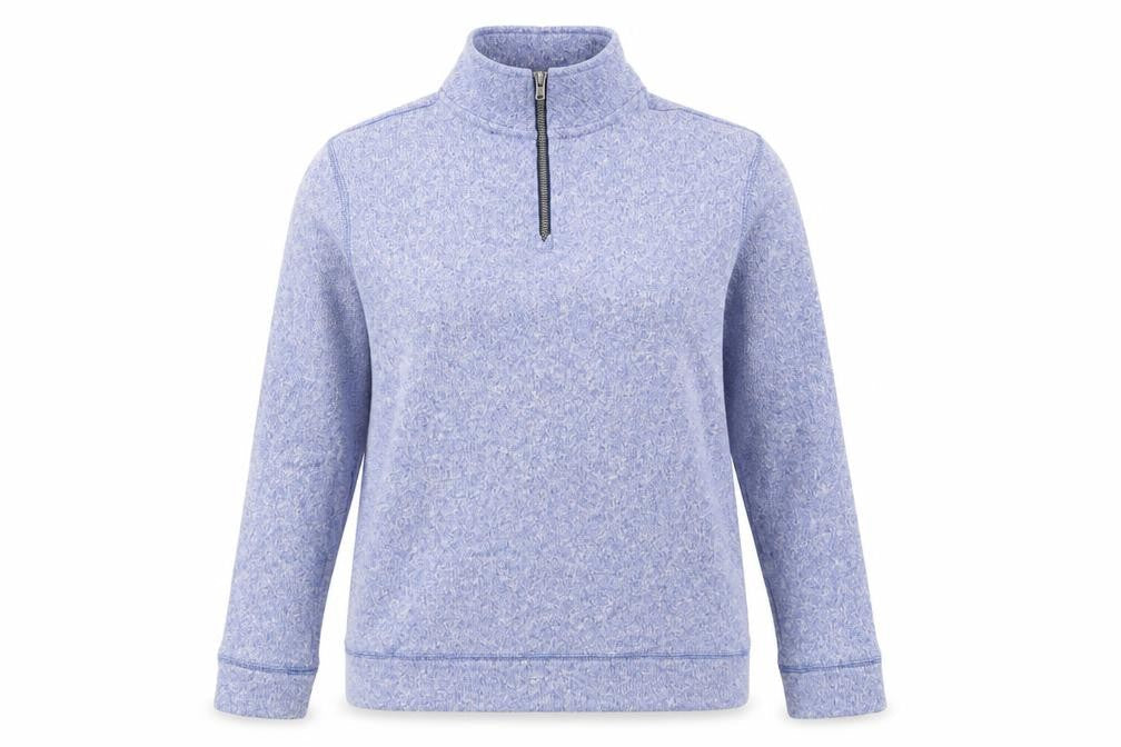 Front view of Old Navy women’s blue jumper, size UK 10