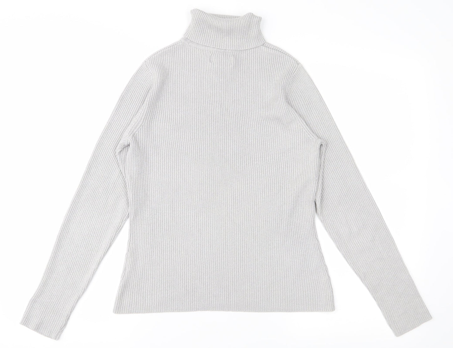 Worthington Womens Grey   Pullover Jumper Size M  - shimmer