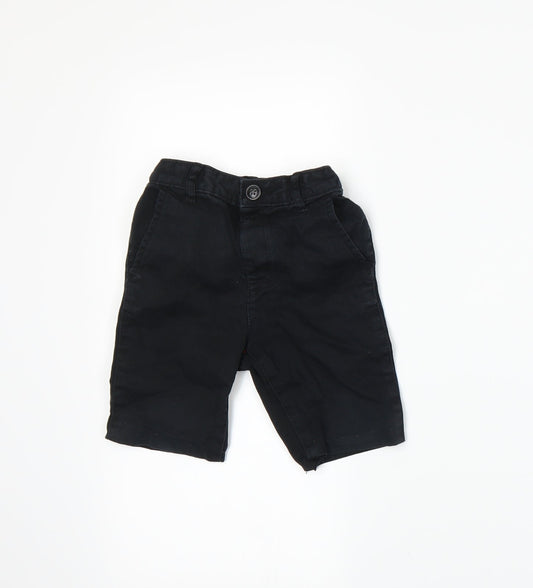 The Children's Place Boys Black   Chino Shorts Size 3 Years
