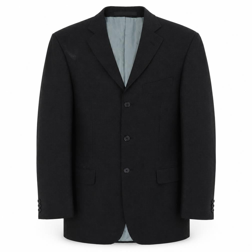 Front view of Marks & Spencer women’s grey jacket suit jacket, size UK 4