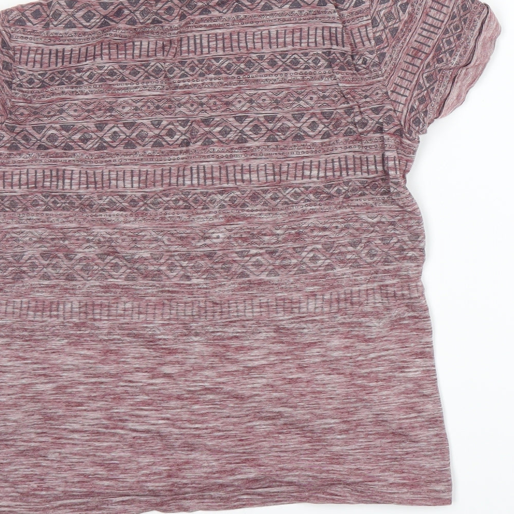 George Girls Red   Basic T-Shirt Size 10-11 Years