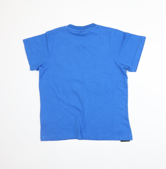 Newcastle United Boys Blue  Jersey Basic T-Shirt Size 12-13 Years