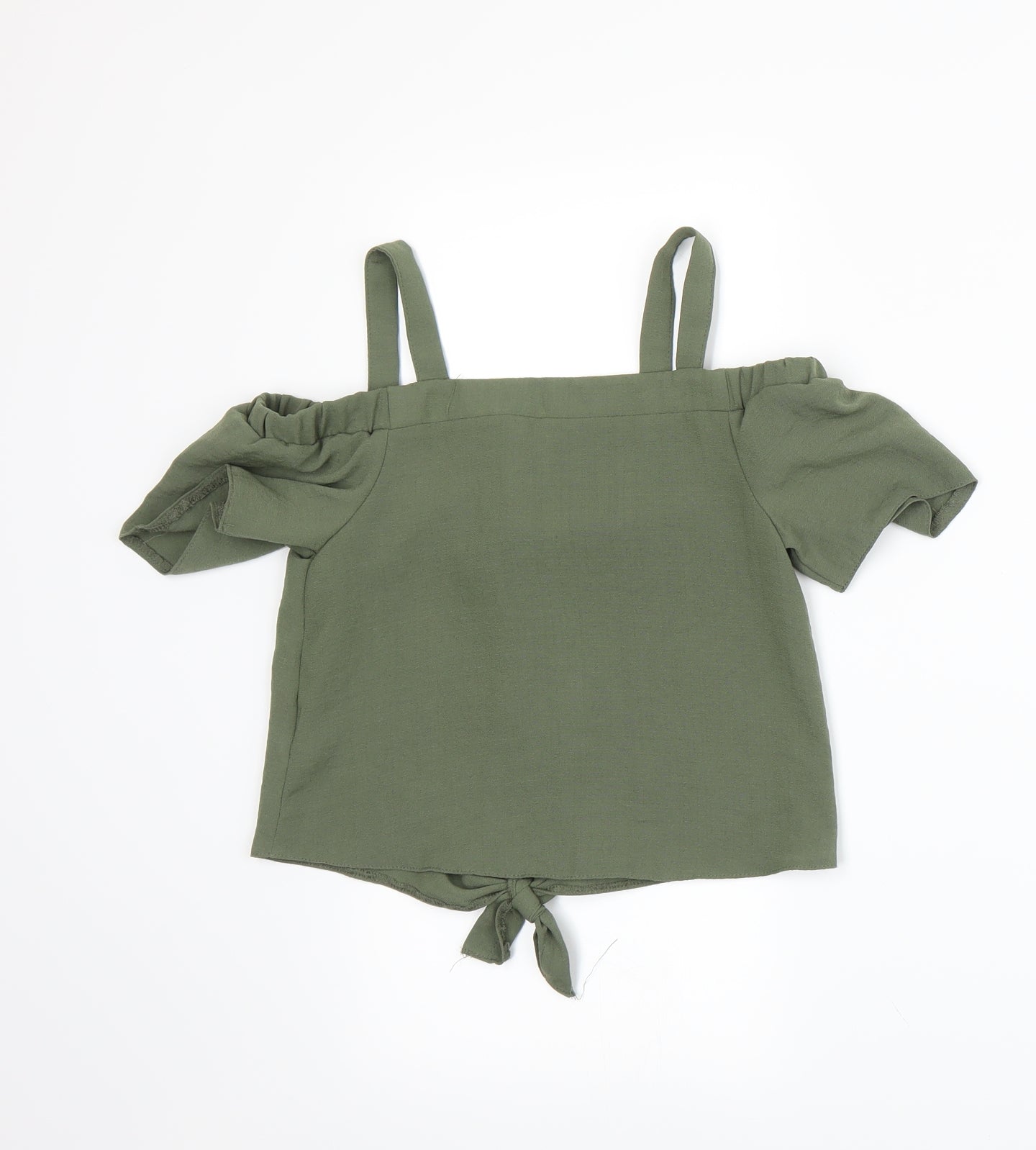 Primark Girls Green   Basic Blouse Size 7-8 Years
