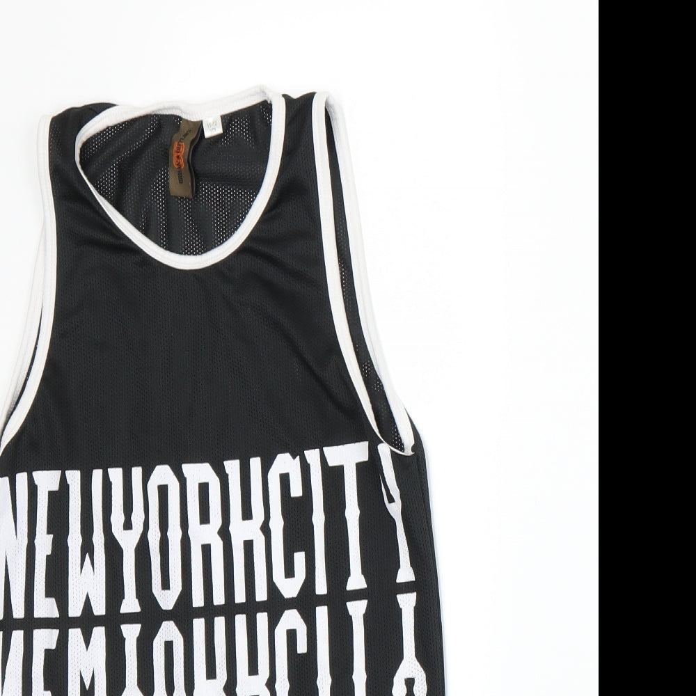 Urban Outlaws Boys Black   Basic Tank Size 11-12 Years