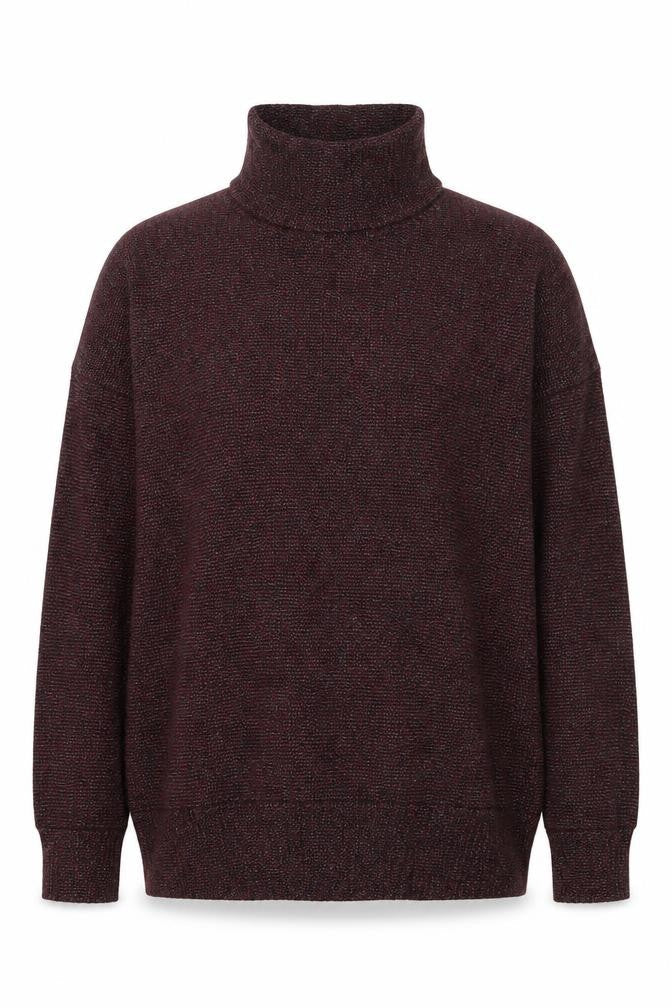 Front view of Topshop women’s red jumper, size UK 14