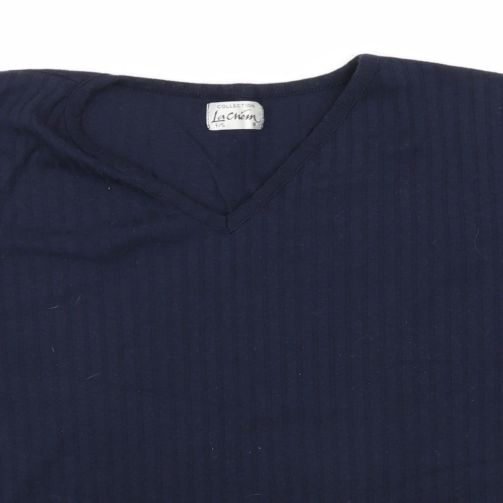 La Chem Womens Blue   Basic T-Shirt Size S