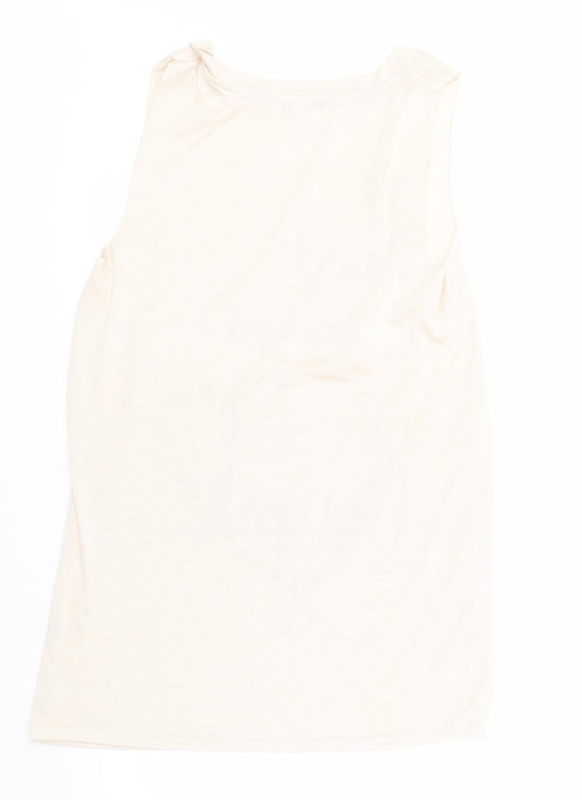 River Isalnd Womens Beige   Basic T-Shirt Size 12