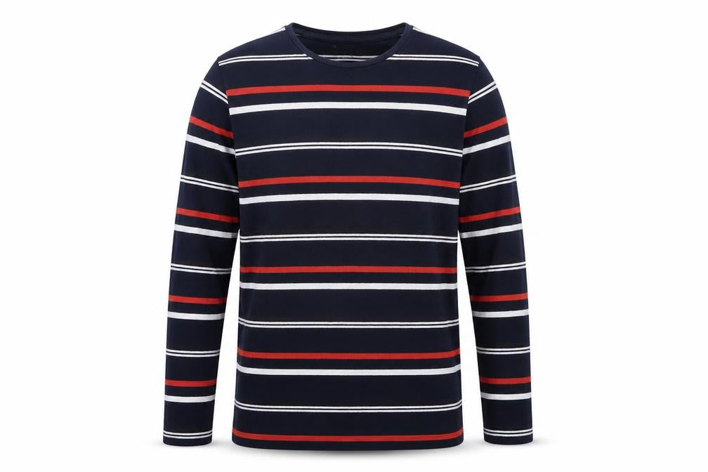 Primark Boys Brown Striped  Basic T-Shirt Size 12 Years