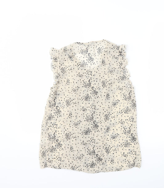Dorothy Perkins Womens Beige   Basic Blouse Size 8