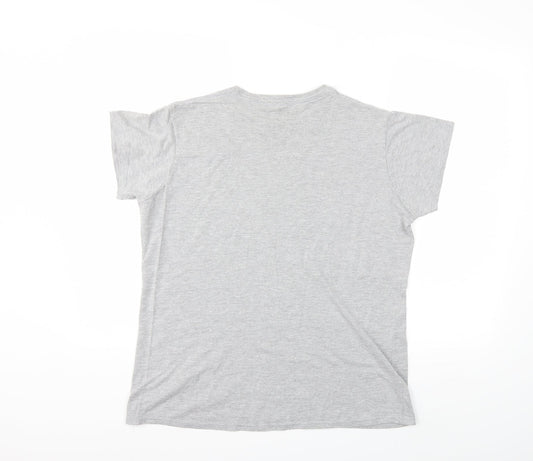 BRAVAD Womens Grey   Basic T-Shirt Size XL