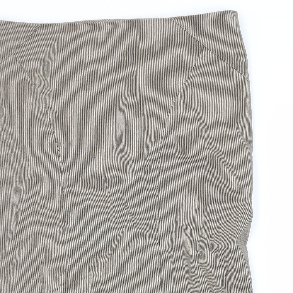 Bay Womens Brown   Straight & Pencil Skirt Size 16